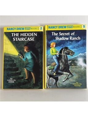 Nancy Drew Books #05: the Secret of Shadow Ranch/ #2 The Hidden Staircase